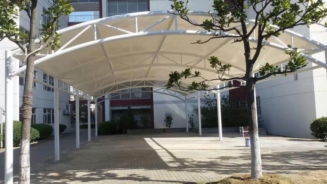 过道遮阳膜结构